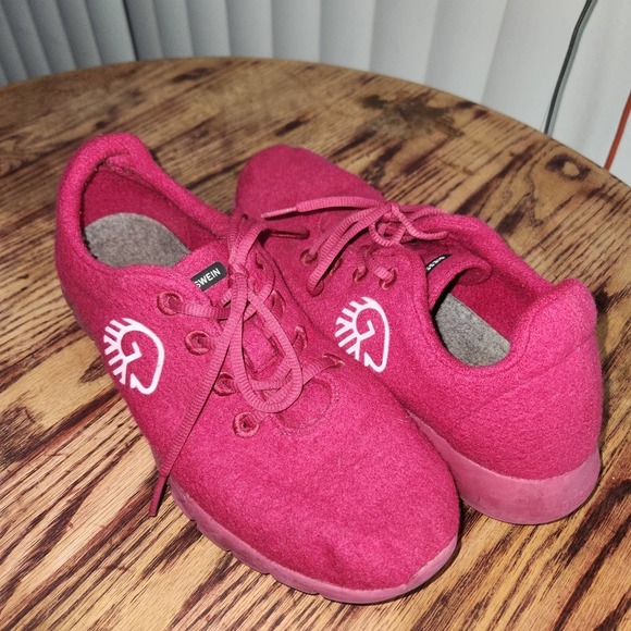 Giesswein Women's Size 9 Pink Wool Merino Runners - Picture 4 of 9